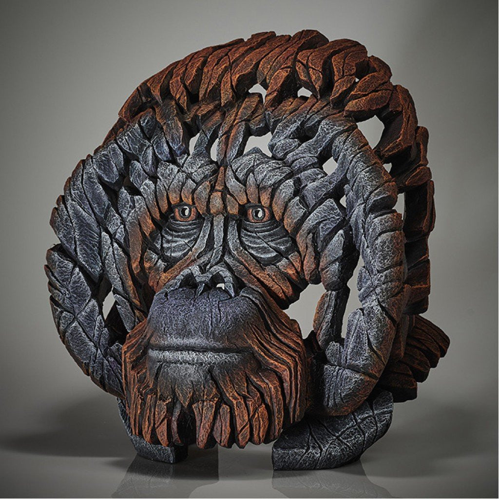 Orangutan Bust - Edge Sculpture