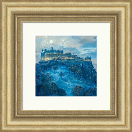 Moonlight over Edinburgh Castle by Bob Lees