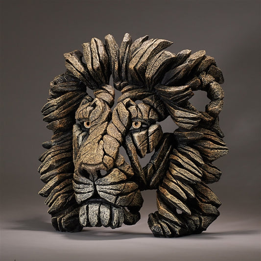 Lion Bust Savannah - Edge Sculpture