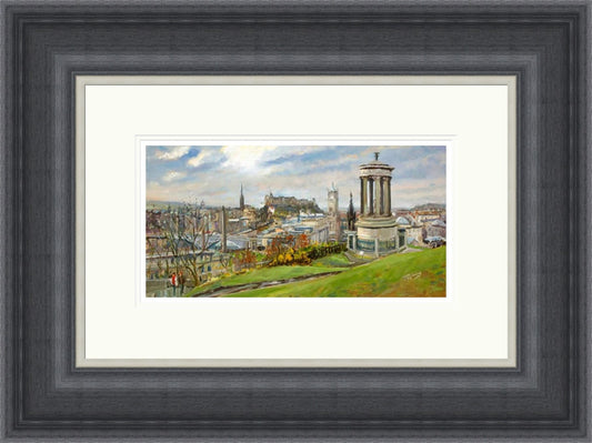 February on Calton Hill by James Somerville Lindsay