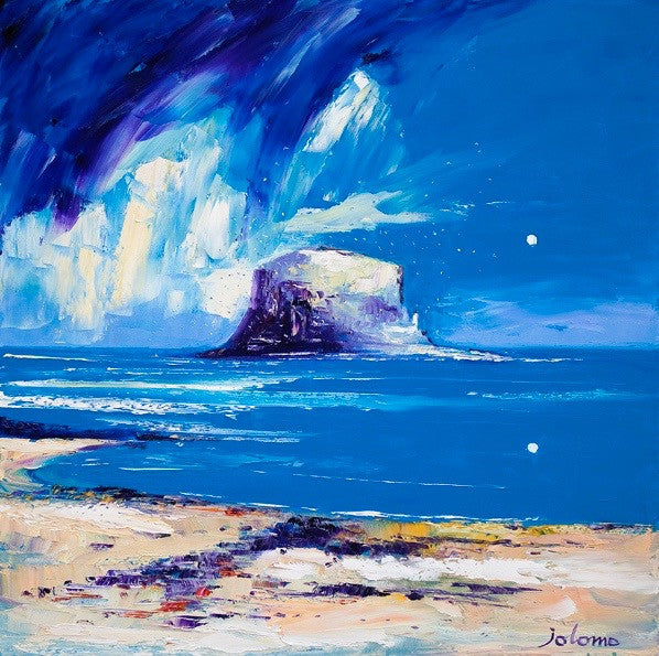 Light Rain on the Bass Rock by Jolomo