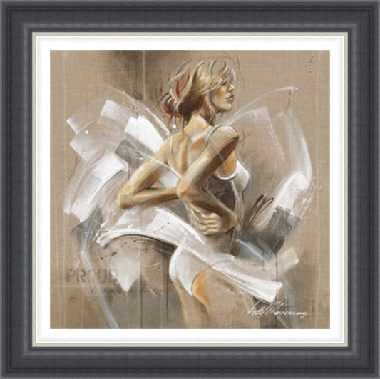 Ballerina White Dress I by Kitty Meijering