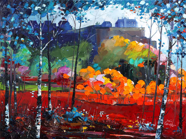 Autumn Light, Edinburgh Castle by Daniel Campbell