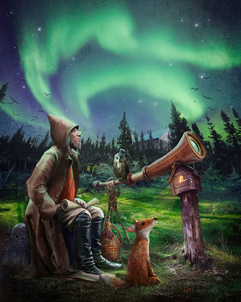 Astronomer, Izery Mountains by Matylda Konecka