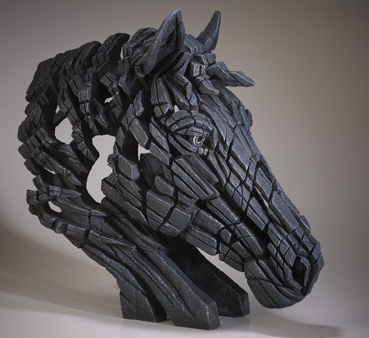 Horse Bust (Black) - Edge Sculpture