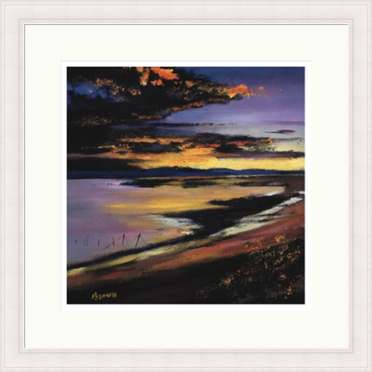 Cree Estuary Sunset (Limited Edition) by Davy Brown