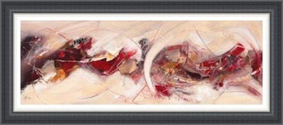 Vibrations Abstract by Véronique Ball