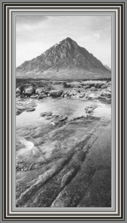 Peaceful Glencoe - Black and White