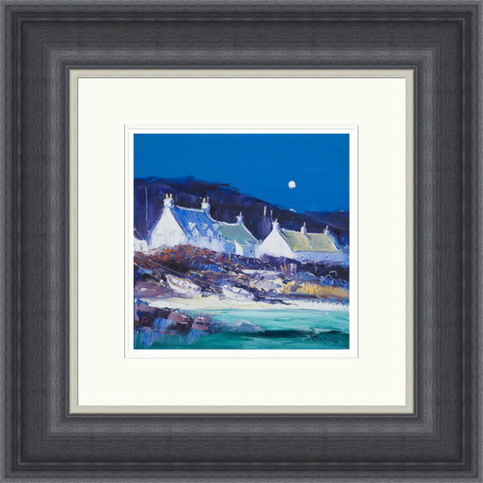 Moon over the Village, Iona by JOLOMO