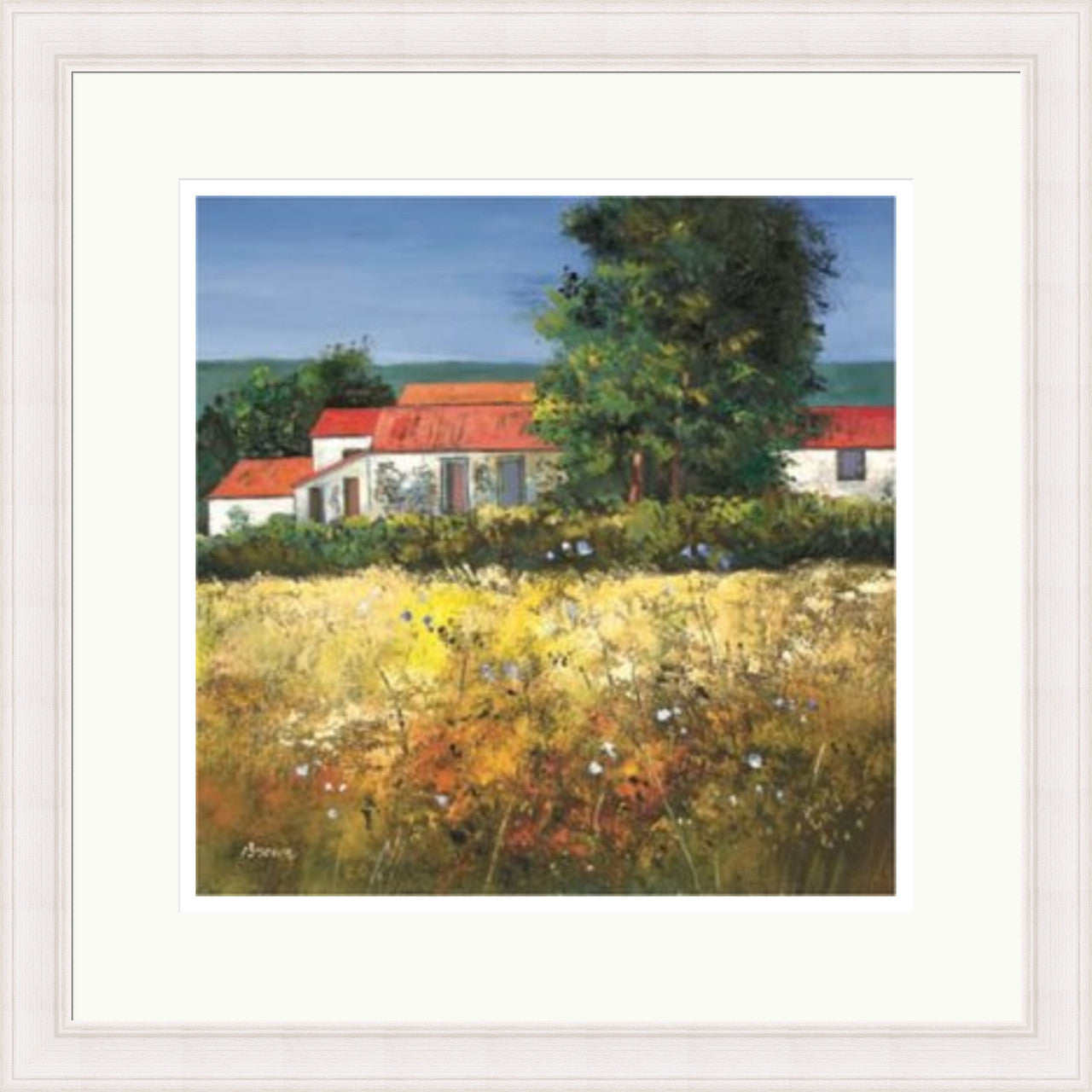 Hayfield in the Dordogne (Limited Edition) by Davy Brown