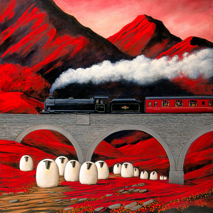 Train Spotters II by Stan Milne