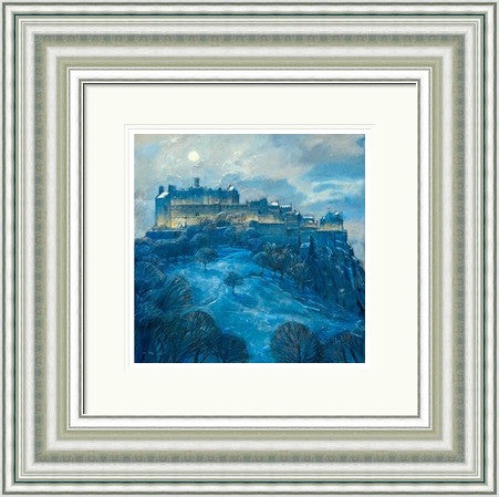 Moonlight over Edinburgh Castle by Bob Lees