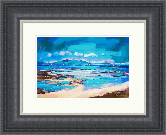 Coastal Blues, Arran by Pam Glennie