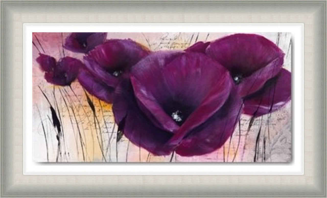 Pavot violet II by Isabelle Zacher-Finet
