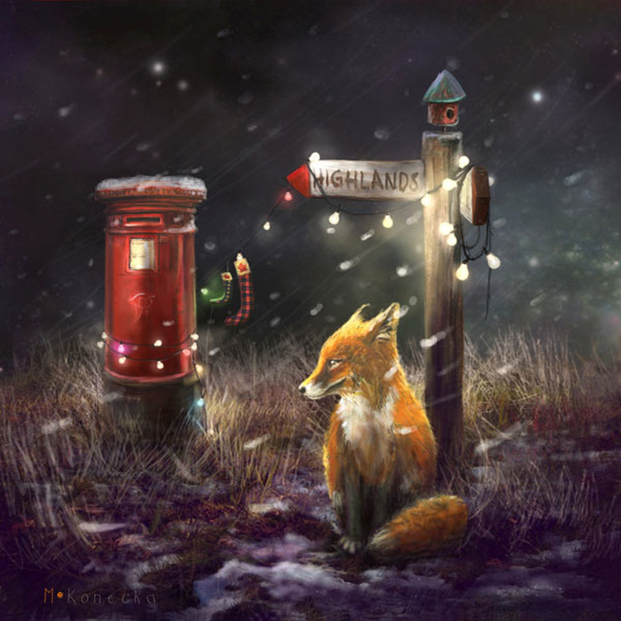 Post Fox by Matylda Konecka