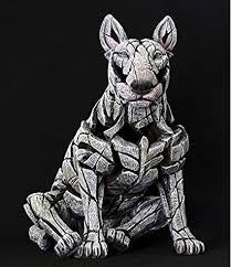 Bull Terrier White - Edge Sculpture
