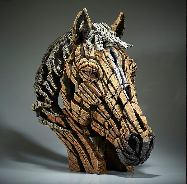 Horse Bust (Palomino) - Edge Sculpture