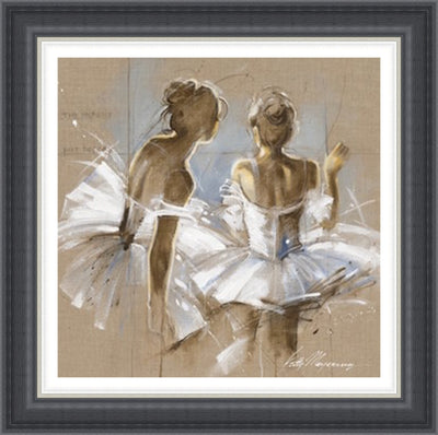 Ballerina White Dress II by Kitty Meijering