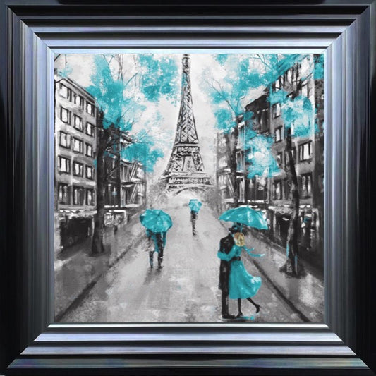 Paris Blossoms in Turquoise