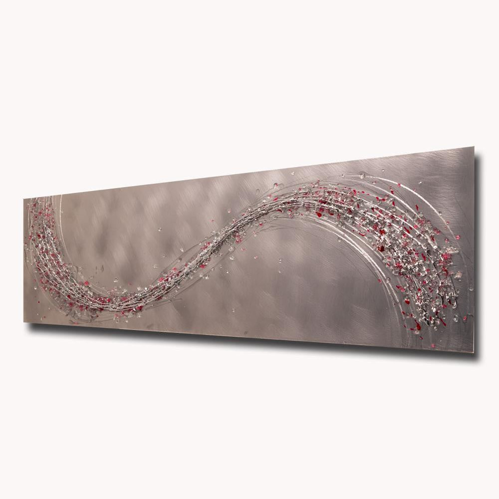 Blush Pink Metal Wall Art by Argento Art