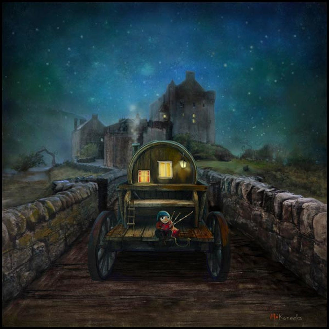 Eilean Donan Piper by Matylda Konecka