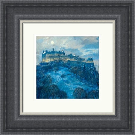 Moonlight over Edinburgh Castle by Bob Lees
