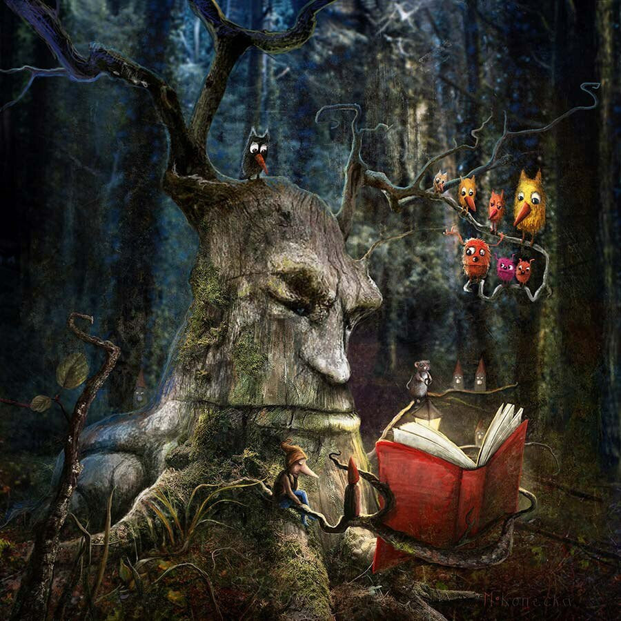 The Storyteller by Matylda Konecka