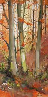 Autumn Amble by Daniel Campbell - Petite