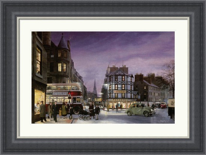 Bristo Street 1950s, Colour by John M Boyd