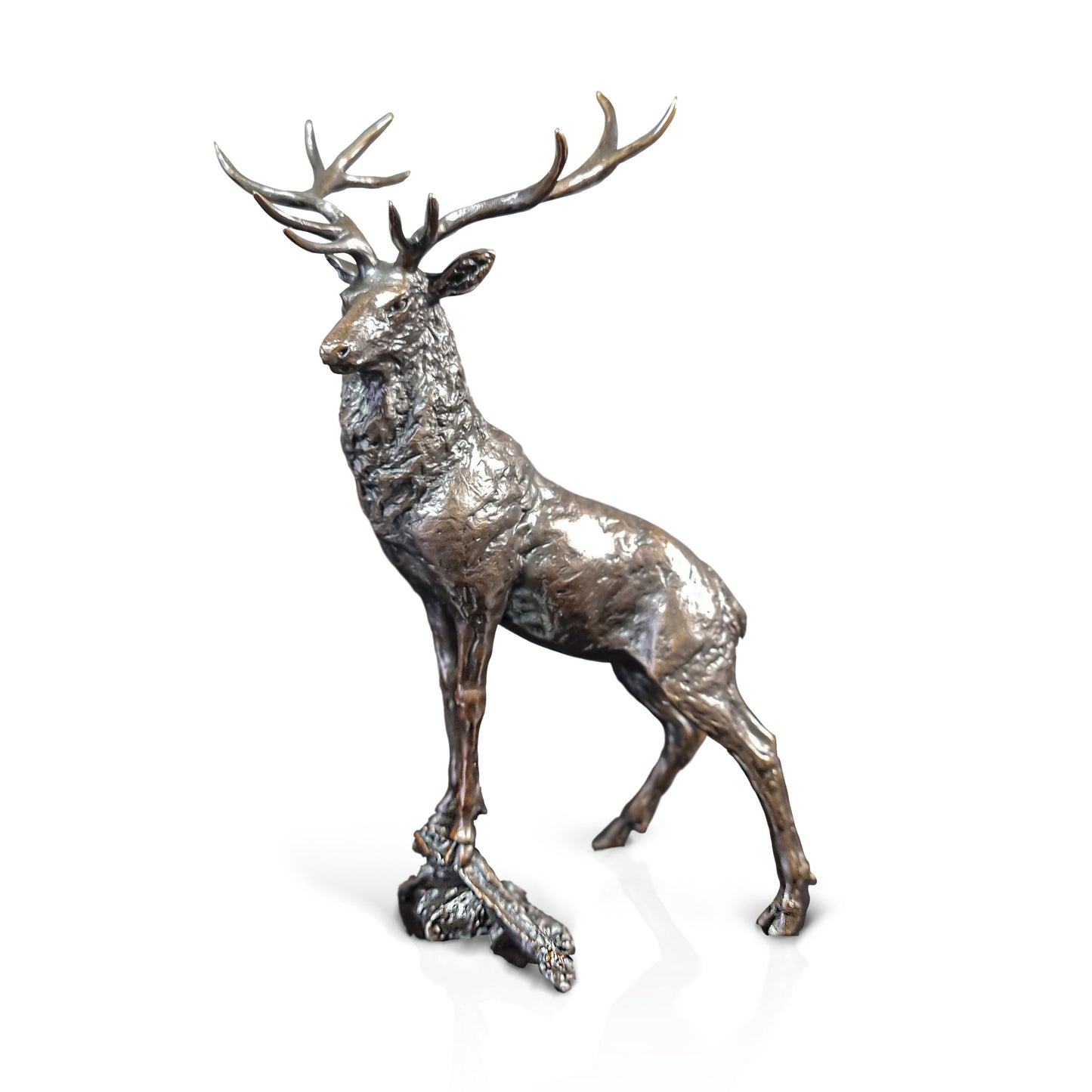 The Leader Bronze Stag Sculpture by Michael Simpson (Limited Edition)